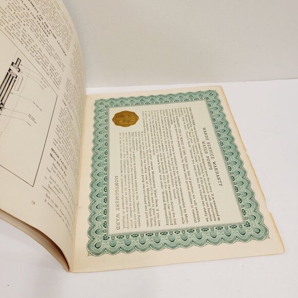 Vtg Wards Deep Well Reciprocating Pump #3581 3582 3583 Owners Guide Montgomery - Picture 5 of 6